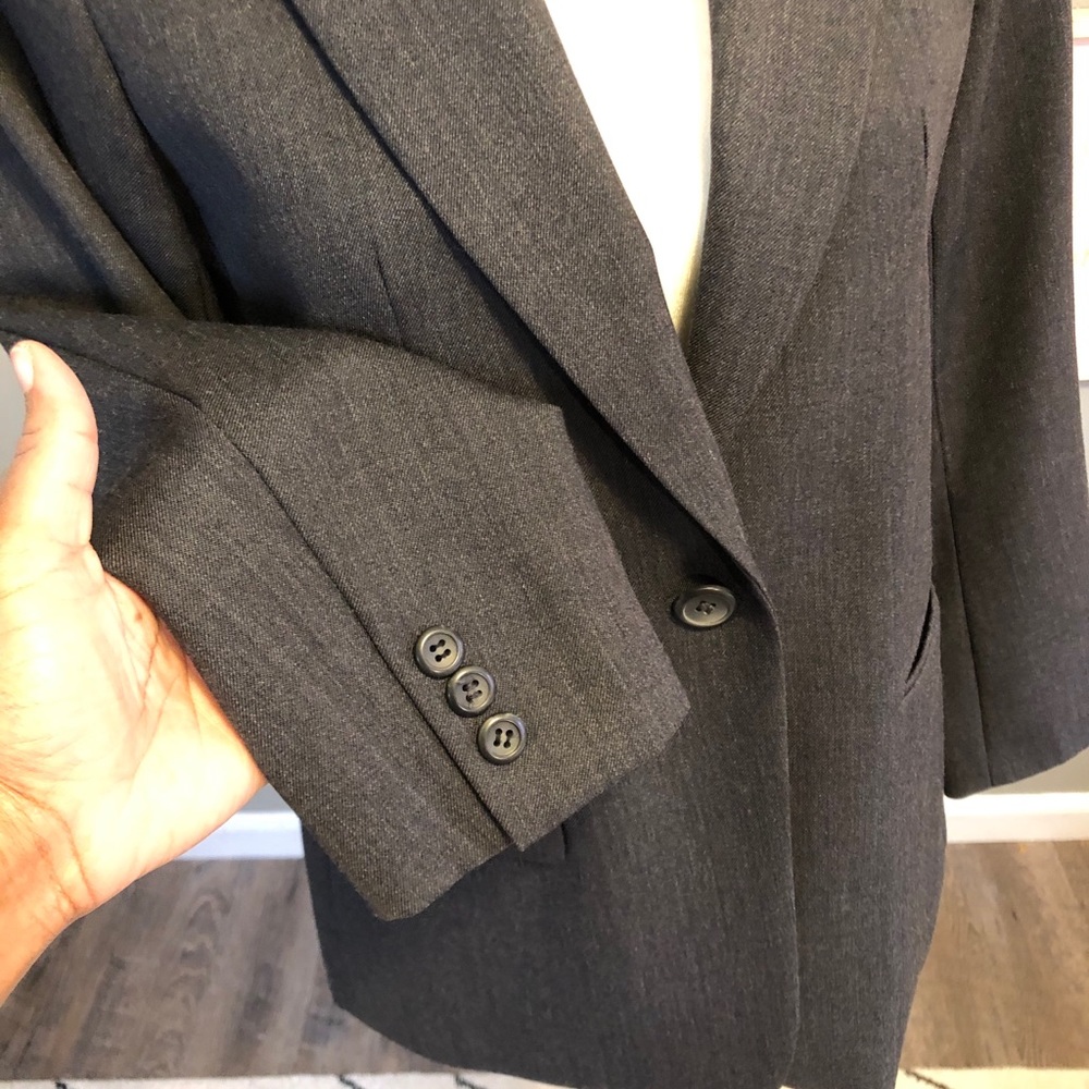 Pendleton Dark Gray Wool Single Button Blazer 4p - image 6